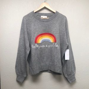 Spiritual Gangster Rainbow Cashmere/Wool Sweater